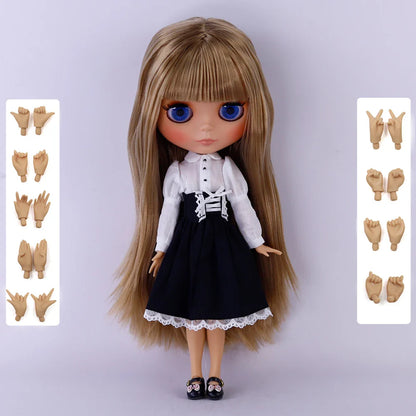 ICY DBS Blyth 1/6 Joint Doll – 30cm Tan Skin Matte Face BJD Girl Doll Toy Gift
