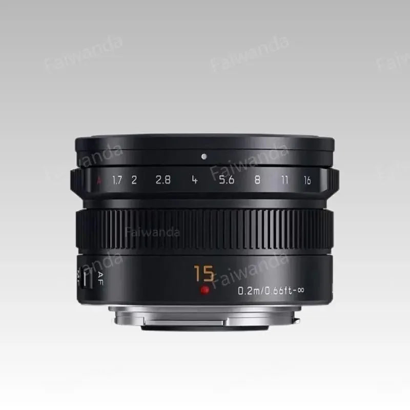 Original DJI 15mm F1.7 M4/3 Mount Lens – Wide-Angle Mirrorless Lens for Panasonic