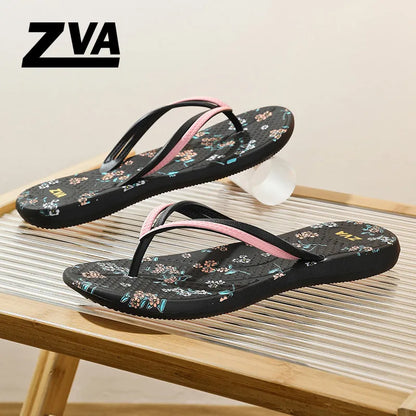 Women’s Pink Waterproof Flip Flops - Thick Sole Non-Slip Bathroom Sandals