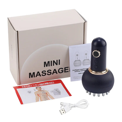 Rechargeable Gua Sha Massager – Body Shaping & Heating Scraping Brush for Lymphatic Detox, Meridian Dredging & Fat Burning