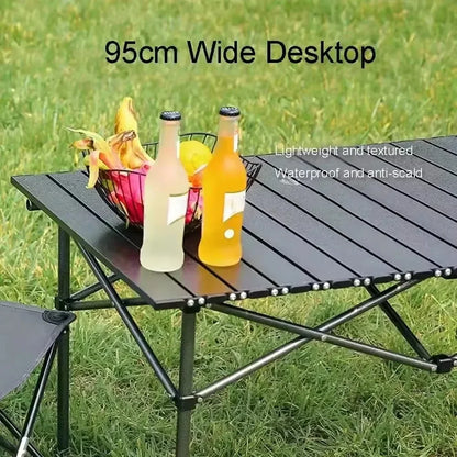 Outdoor Picnic Table with Carrying Bag – Lightweight Portable Folding Desk for Camping & Self-Driving Trips