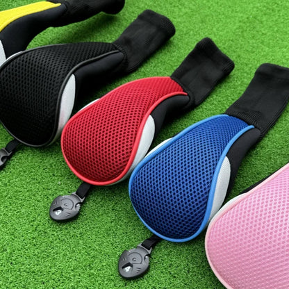3PCS Red Golf Hybrid Headcovers – Long Neck UT Club Covers for Golf Clubs