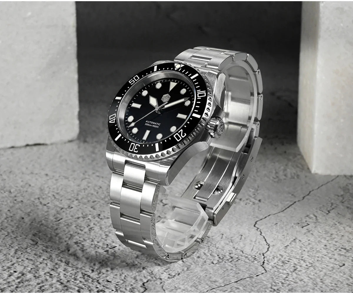 San Martin Fly Adjustable Clasp — 16mm Watch Bracelet Buckle Folding Clasp (Non-Universal)