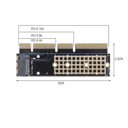 PCIe NVMe Adapter - M.2 PCI Express 3.0 X1 X4 X8 X16 Expansion Card for 2230 2242 2260 2280 M.2 SSD