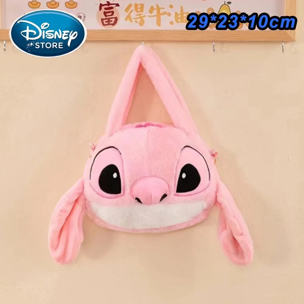 Disney Stitch Plush Backpack – Large-Capacity Cartoon School Bag for Kids & Kindergarten Gift