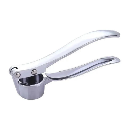 Multifunctional Garlic Press with Anti-Skid Handle, Zinc Alloy Manual Crusher for Kitchen Use