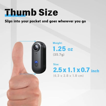 4K UHD Mini Vlog Camera – Wireless WiFi Sports Action Pocket Camcorder