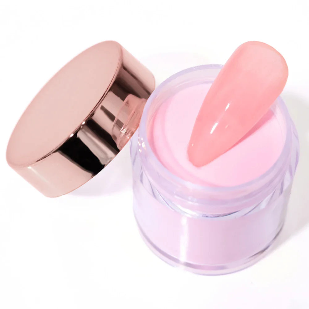 12-Color Nude Pink 3-in-1 Professional Acrylic Powder Set - 12 Jars for Dip & Acrylic Nail Extensions, Structure & Dust, 10g Each