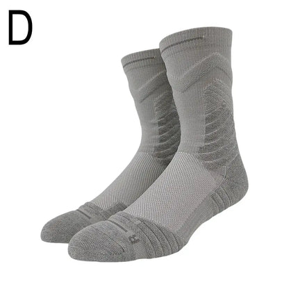 Bullfight 2.0 Men’s Basketball Socks - High-Top Thick Sports Socks for Running & Athletic Training