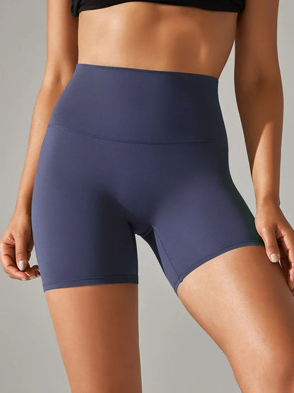 Women High Waist Yoga Legging Shorts - Squat Proof Quick Dry Fitness Cycling Shorts for Gym Workout & Sports
