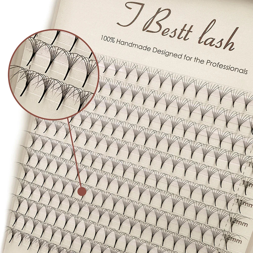 TBestt 5D/6D/8D/10D Premade Volume Lash Fans – Soft Silk Eyelash Extensions
