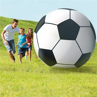 Outdoor Inflatable Soccer Ball – Giant PVC Football for Grass, Beach & School Sports Fun