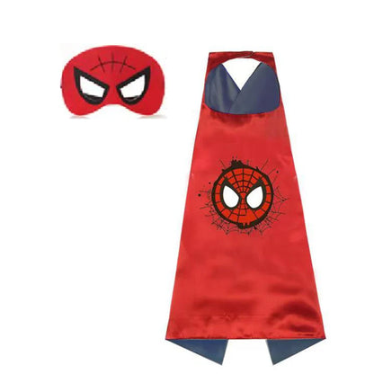 Superhero Capes for Boys & Girls – Cartoon Dress-Up Costume Cloak for Birthday, Halloween & Easter Party