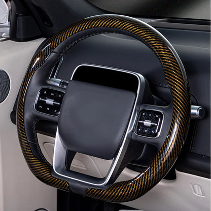 Universal 36-38cm Car Steering Wheel Cover — Non-Slip, Breathable, Fits Round & D-Shaped Wheels