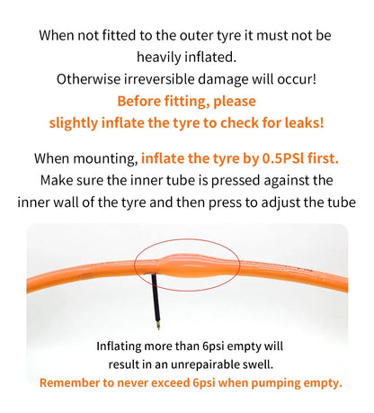 ThinkRider Ultralight 28g Bike Inner Tube — 700x18/25/28/32 TPU Road Bicycle Tire with 65mm French Valve