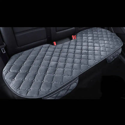 Universal Winter Warm Car Seat Cover Protector Set – 3-Piece Rear Seat Cushion Auto Interior Protection for Cars, SUVs & Vans