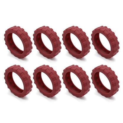 Universal Silicone Luggage Wheel Protectors – Travel Suitcase Caster Covers to Reduce Wear & Noise