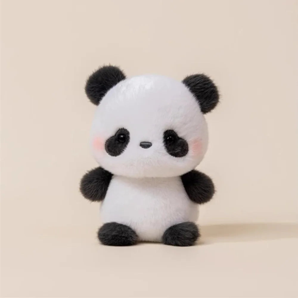 16cm Cute Plush Companion Doll - Anime Elephant, Rabbit, Bear & Panda Soft Desk Toy Gift