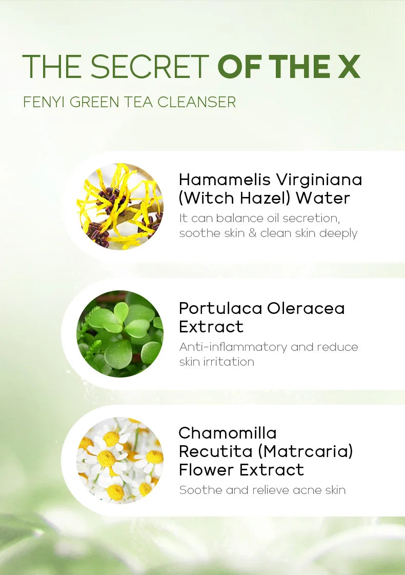 Vitamin C Facial Cleanser — Deep Cleansing, Moisturizing Face Wash Foam, Blackhead Removal Skincare