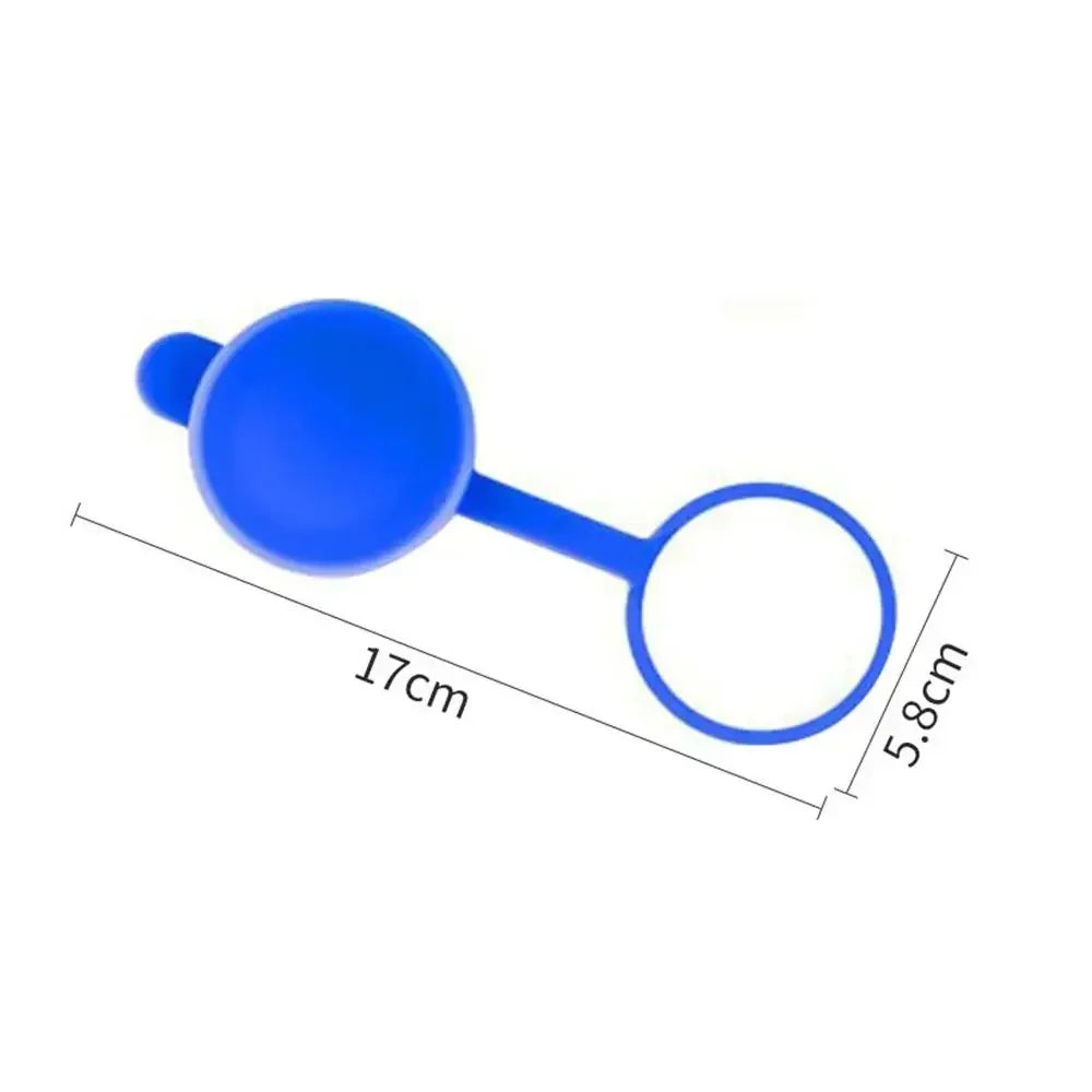 High-Quality Silicone Water Jug Cap with Inner Plug — Durable, Thick, Non-Spill Reusable Bottle Cover for Drinking Buckets