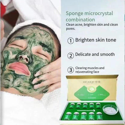 10pcs Sponge Microcrystal Freeze-Dried Collagen Powder — Natural Sponge Spicules for Skin Cell Renewal
