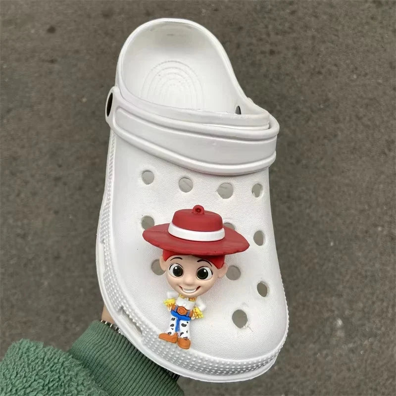 Toy Story Shoe Charms Set - Buzz Lightyear, Woody & Alien DIY Decorations for Clogs and Sandals