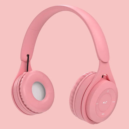 Y08 Macaron Wireless Bluetooth Headphones – With Microphone, Wired Earphones, Gaming Headset for Kids, MP3 Players & Gifts