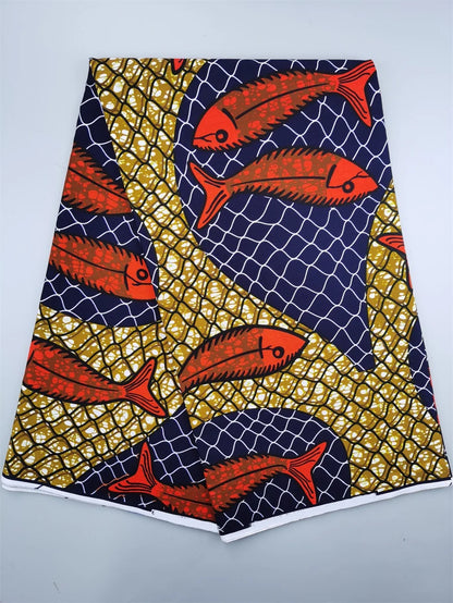 2025 African Wax Fabric - High Quality Cotton Nigerian Ankara Batik Print Material for Sewing & Dresses