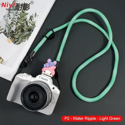 Universal Camera Shoulder Strap - Adjustable Neck Lanyard for Nikon Canon Sony Panasonic Leica Pentax Fujifilm Mirrorless DSLR Cameras