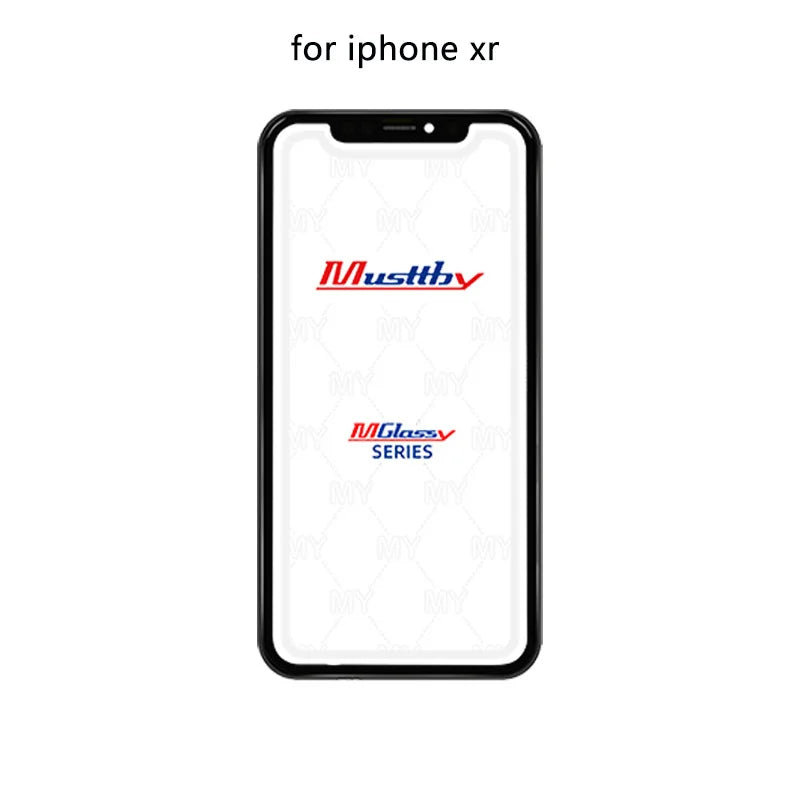 Musttby 5PCS Front Outer Glass + OCA for iPhone — 1:1 Original Touch Screen Repair for iPhone 11/12/13/14 Pro & X/XS Max