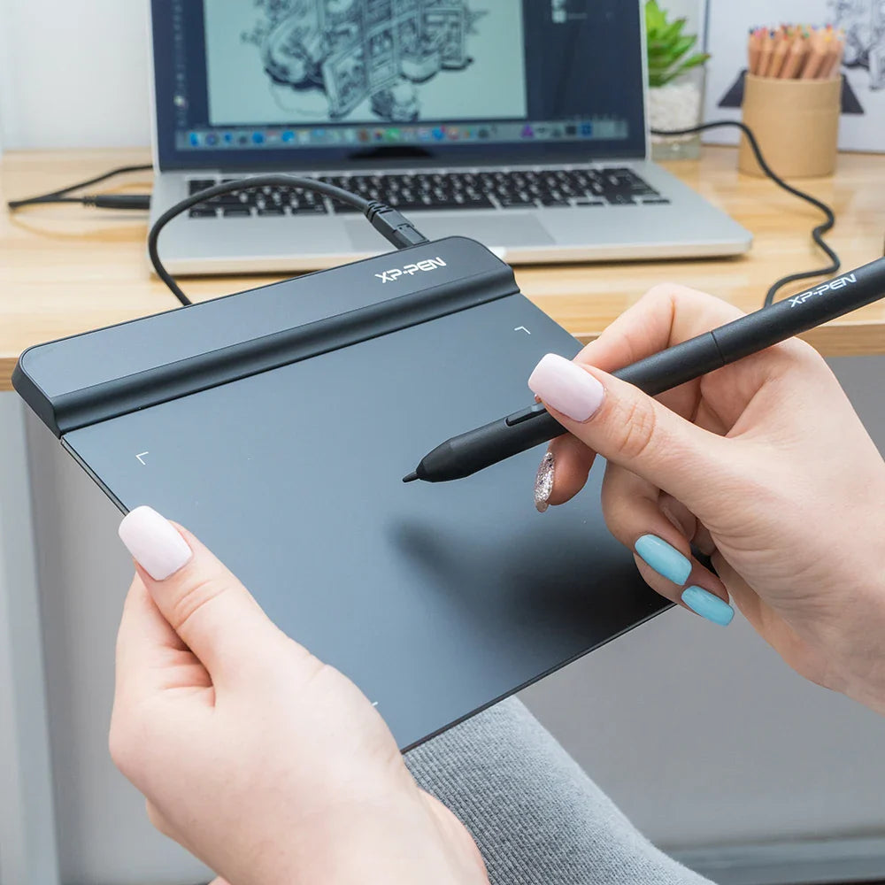 XPPen Star G640 6.5×4 Inch Graphic Drawing Tablet – Battery-Free with 8192 Levels Pressure & 266 RPS for Windows, Mac, Chromebook & OSU Gaming