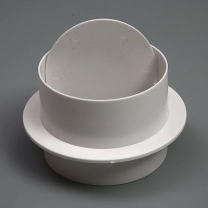 Round Ventilation Pipe Check Valve – Anti-Odor Air Duct Control for Exhaust Fan & Kitchen Vent Hose
