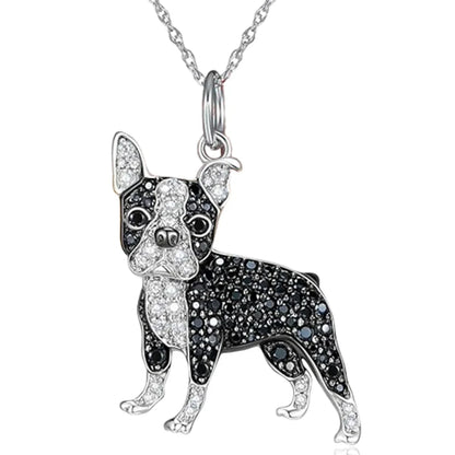 Schnauzer Dog Pendant Necklace – Cute & Elegant Puppy Jewelry for Women, Perfect Gift for Dog Lovers