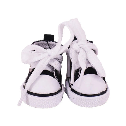 3.8cm Canvas Martin Boots for 17cm Labubu Kpop Dolls | Plush Doll Shoes Accessories & Holiday Gift