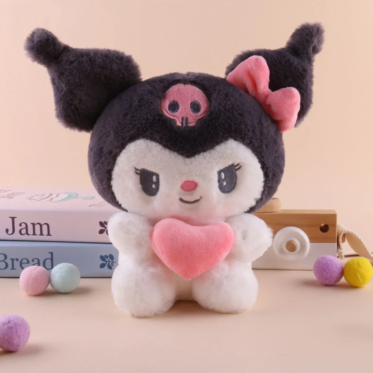 22cm Sanrio Hello Kitty & Kuromi Plush Pillow – Soft Stuffed Animal Toy Gift for Girls (My Melody, Cinnamoroll)