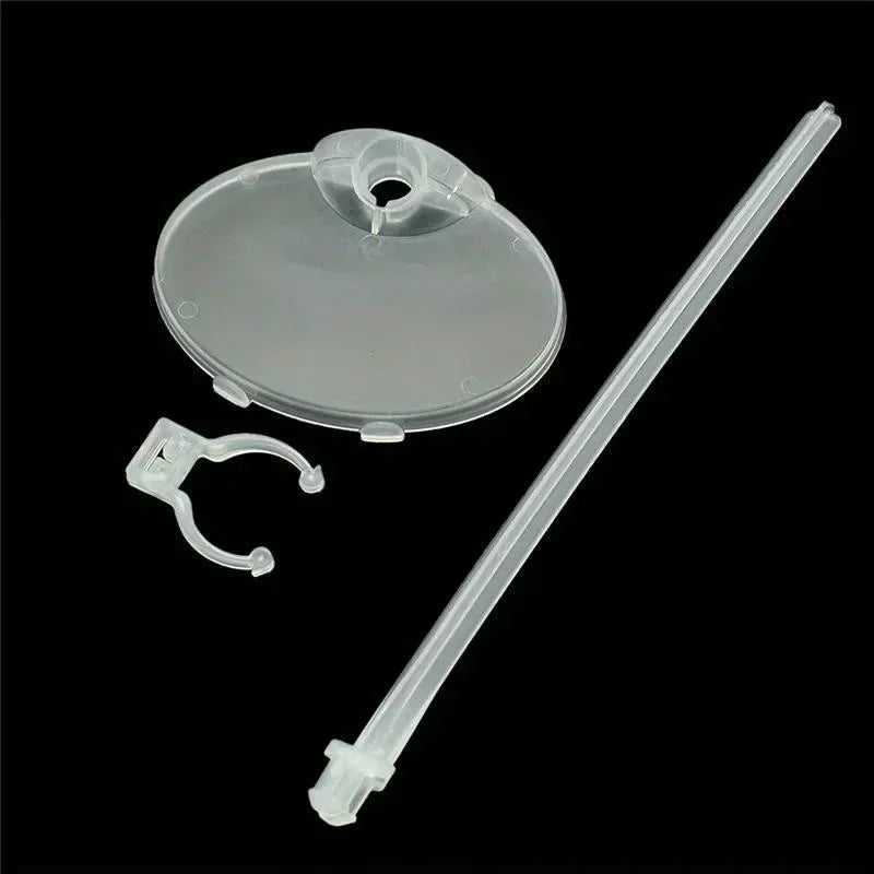 10PCS Clear Doll Display Stands — Transparent Toy Figure Support Holders for Mannequin & Model Display