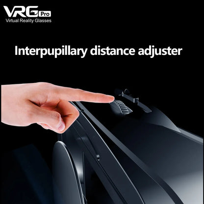 VRG Pro VR Glasses – Virtual Reality 3D Headset Goggles for Smartphone Mobile Gaming