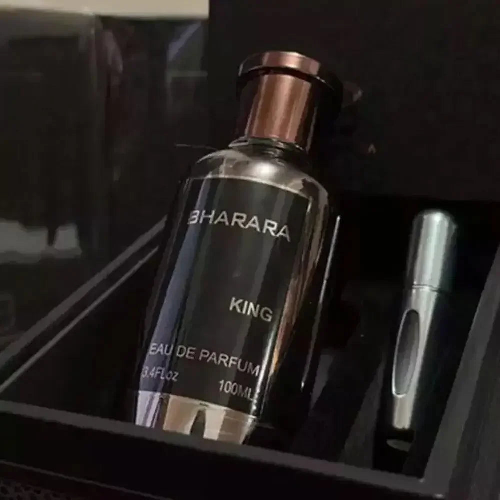 100ML Bharara King Eau De Parfum for Men — 3.4oz Spray, Sealed in High-End Gift Box, Luxury Fragrance