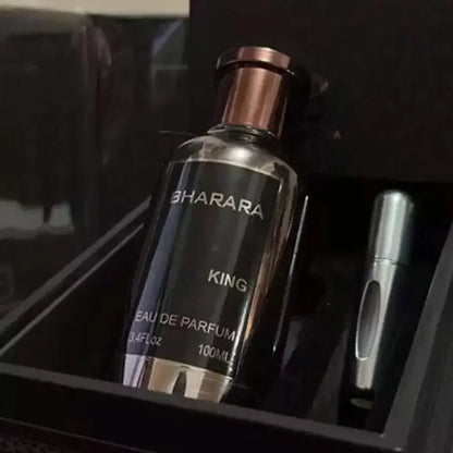 100ML Bharara King Eau De Parfum for Men — 3.4oz Spray, Sealed in High-End Gift Box, Luxury Fragrance