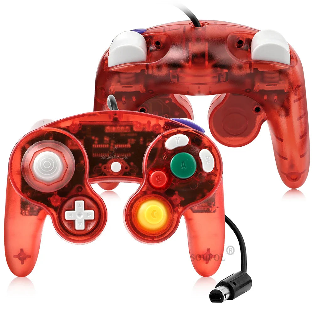 NGC Wired Handheld Joystick Controller – GameCube Gamepad Accessory for Nintendo