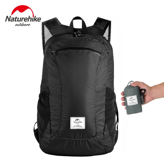 Naturehike 18L Hiking Backpack - Ultralight, Foldable, Waterproof Travel Bag for Men & Women, Outdoor Camping Small Backpack