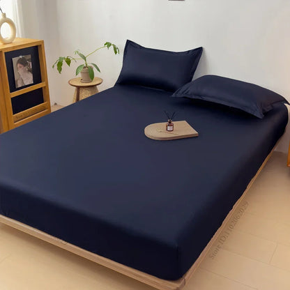 Waterproof Fitted Mattress Cover — Thick Bed Protector Sheet for Single, Double, Queen & King Size Beds