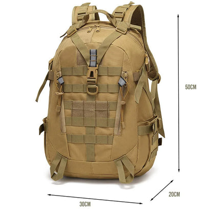 40L Tactical Reflective Backpack – Molle Camouflage Rucksack for Outdoor Hiking, Camping, Hunting & Travel