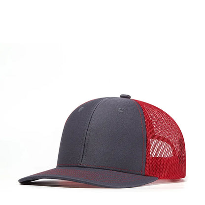 Custom Logo Snapback Hat - Embroidered Mesh Sports Cap for Men & Women, Adjustable Baseball Cap