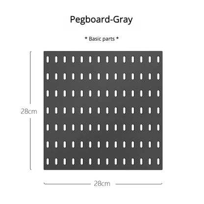DIY Pegboard Hanging Shelf & Hooks – Wall Organizer for Garage, Kitchen & Room, No-Drill Storage Solution