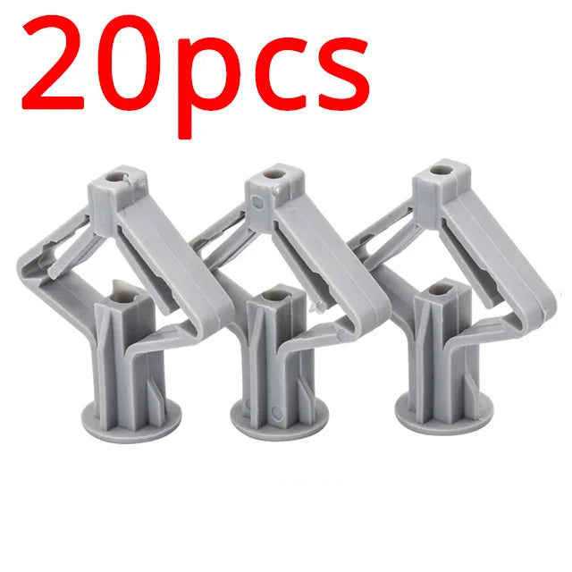 Plastic Expansion Drywall Anchor Kit — Self-Drilling Screws for Gypsum Board, Hollow Brick & Fiberboard