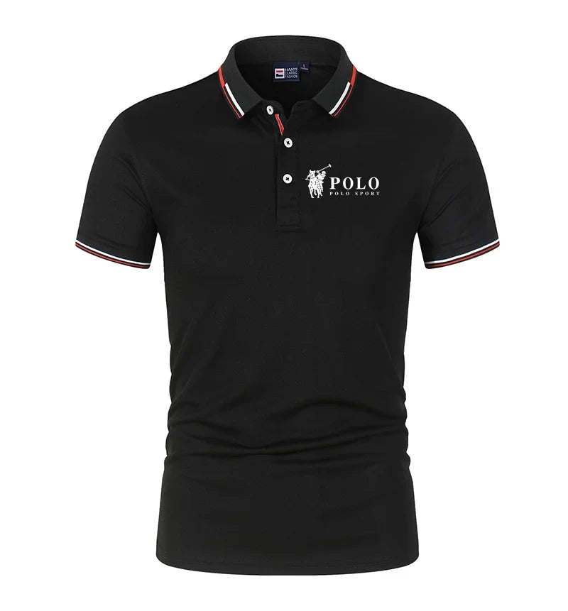 Men's Premium Summer Polo Shirt - Quick Dry Breathable Casual Business Sports Polo