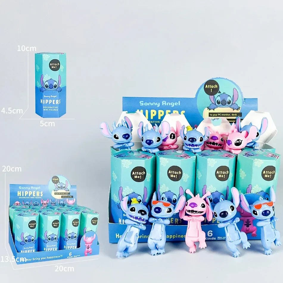Stitch Lie Prone Series Toy Box — Cute Car Phone Decoration & Sonni Angel Gift for Kids' Birthday