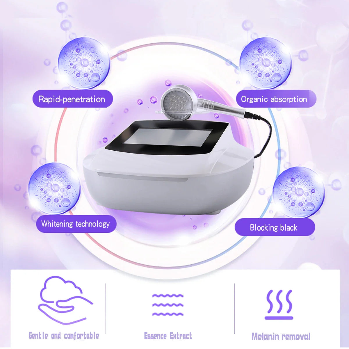 Electric Light Wave Melanin & Pigment Treatment Device – Professional Breast and Skin Care Instrument