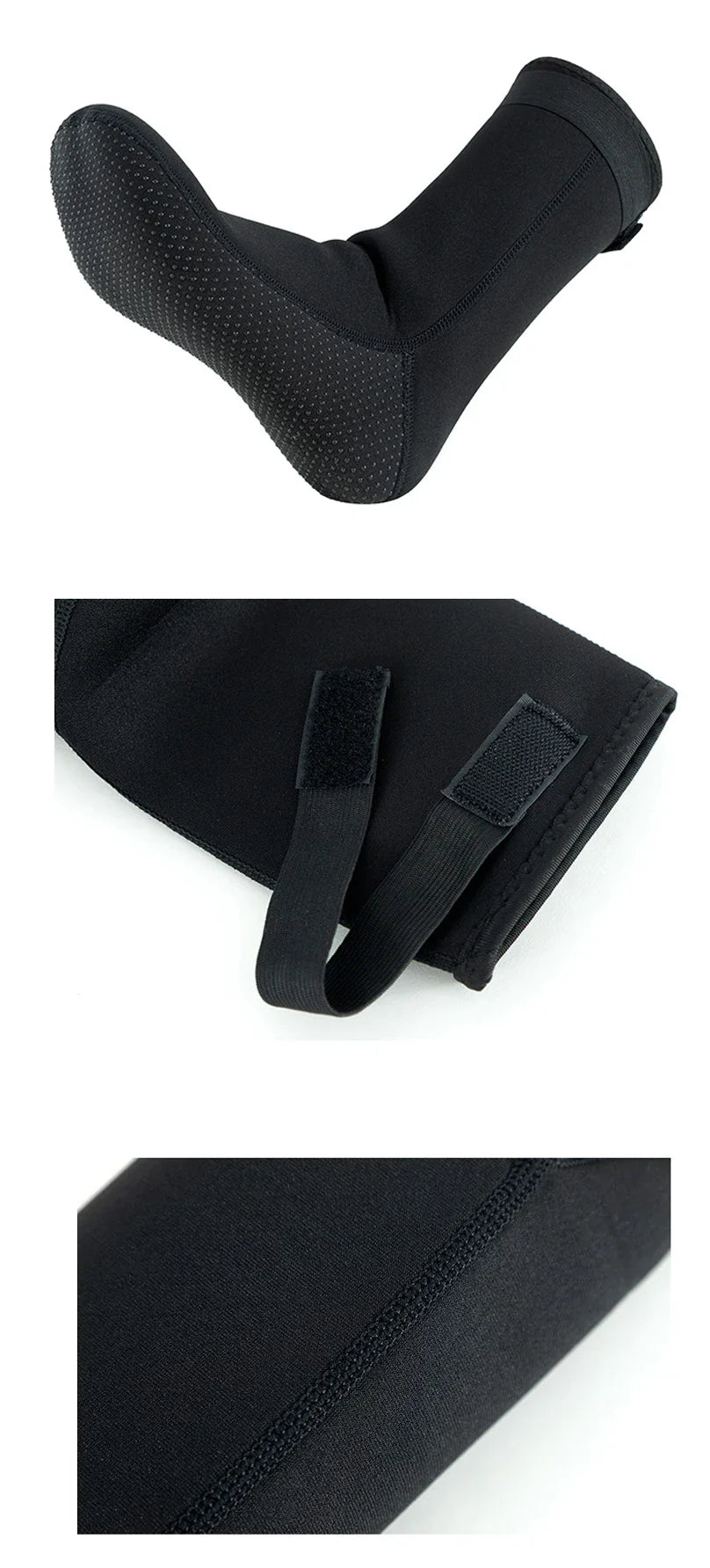 3mm/5mm Neoprene Diving Socks – Non-Slip, Warm Patchwork Wetsuit Shoes for Adults, Surfing, Swimming & Snorkeling Boots